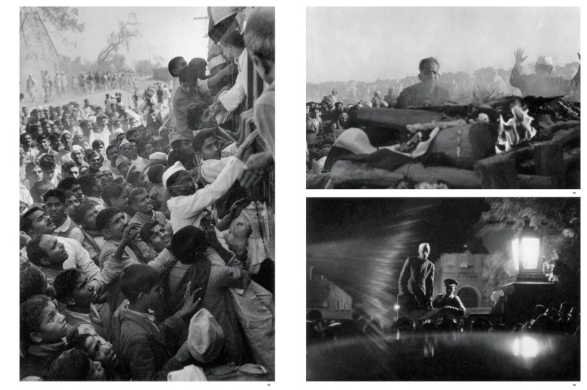 Henri Cartier-Bresson. 'Gandhi’s funeral, Delhi, India, 1948'