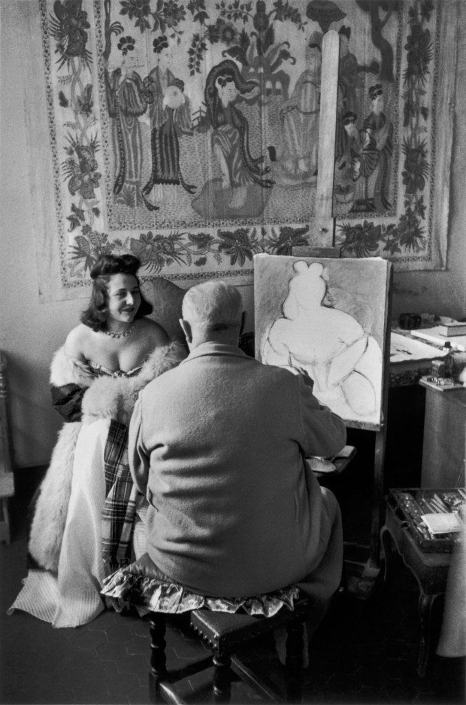 Henri Cartier-Bresson (French, 1908-2004) 'Henri Matisse and his model Micaela Avogadro, Vence, France, 1944'