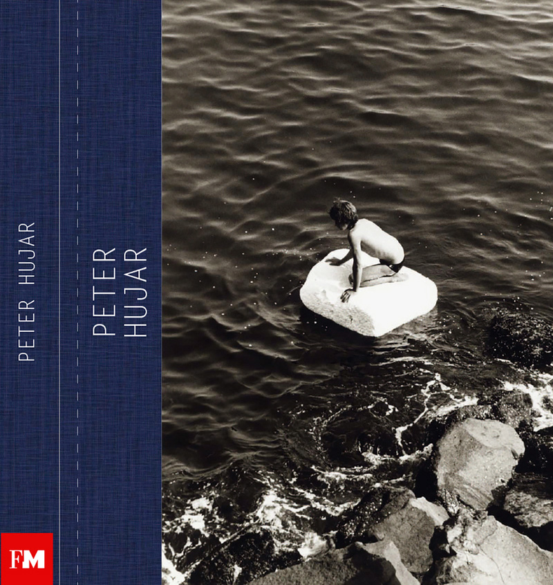 Cover of the catalogue for the exhibition 'Peter Hujar: Speed of Life' at Fundación MAPFRE, Barcelona featuring the Peter Hujar image 'Boy on Raft' (1978)