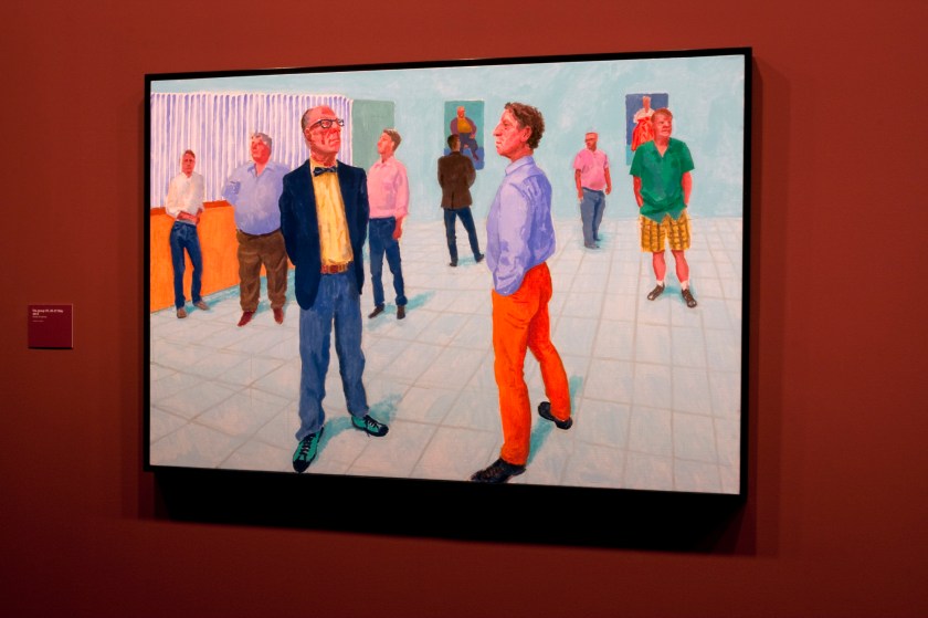 David Hockney (English 1937- ) 'The group VII, 20-27 May 2014'