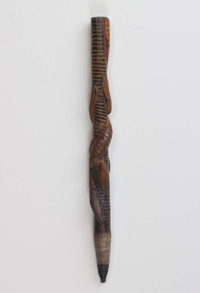 'Tattooing Tools' c. 1900-1940 from the exhibition 'The Original Gus Wagner: The Maritime Roots of Modern Tattoo' at the South Street Seaport Museum, New York, Jan - June, 2017