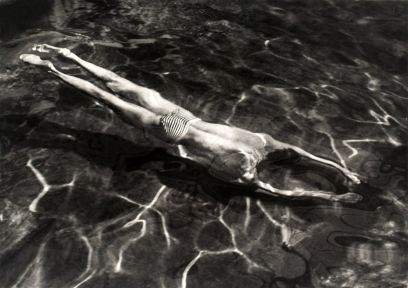 André Kertész. 'Underwater Swimmer, Esztergom, Hungary, 30 June 1917' 1917