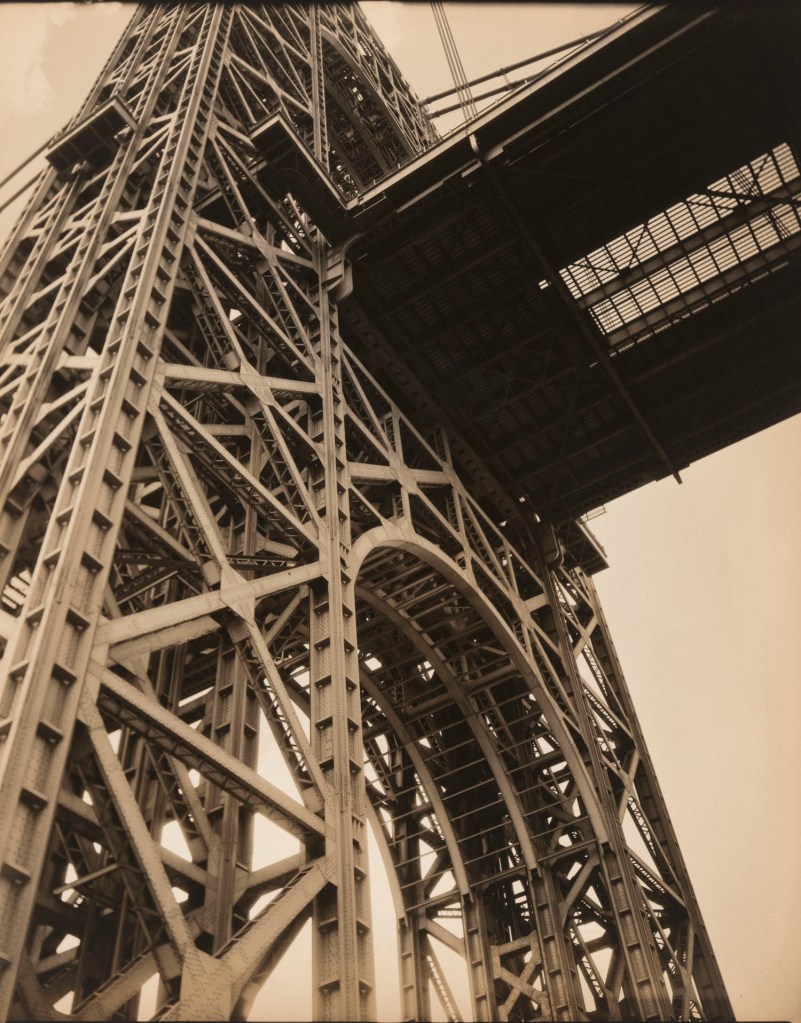 Berenice Abbott (American, 1898-1991) 'George Washington Bridge, Riverside Drive and West 179th Street, Manhattan' January 17, 1936