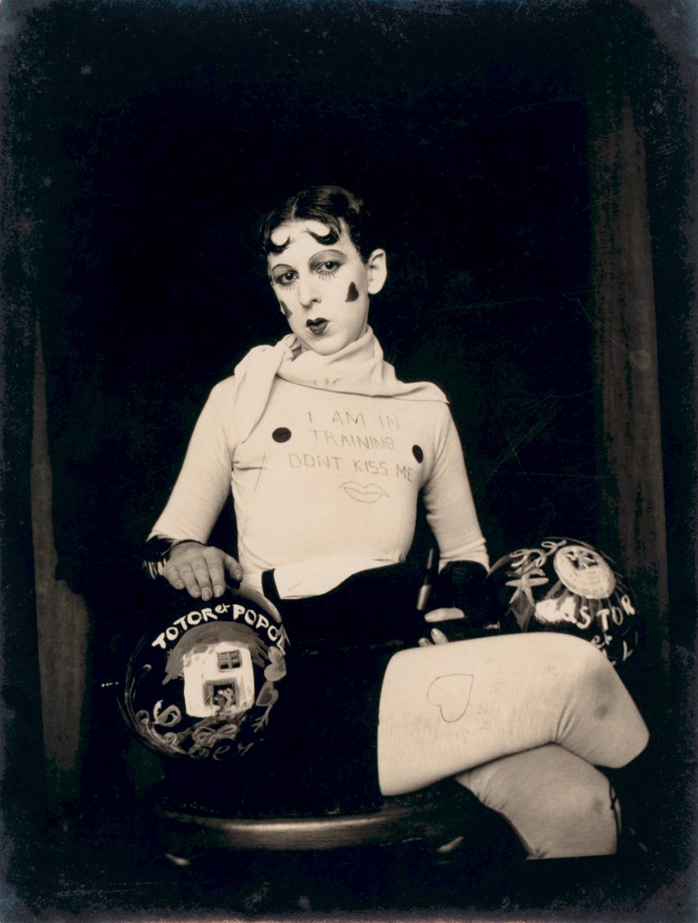 Claude Cahun (French, 1894-1954) 'I am in training don't kiss me' c. 1927