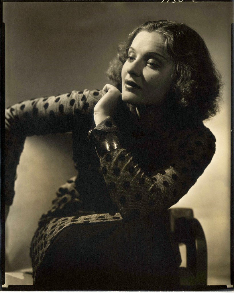 Lusha Nelson (Latvian-American, 1907-1938) 'Marlene Dietrich' c. 1934-35