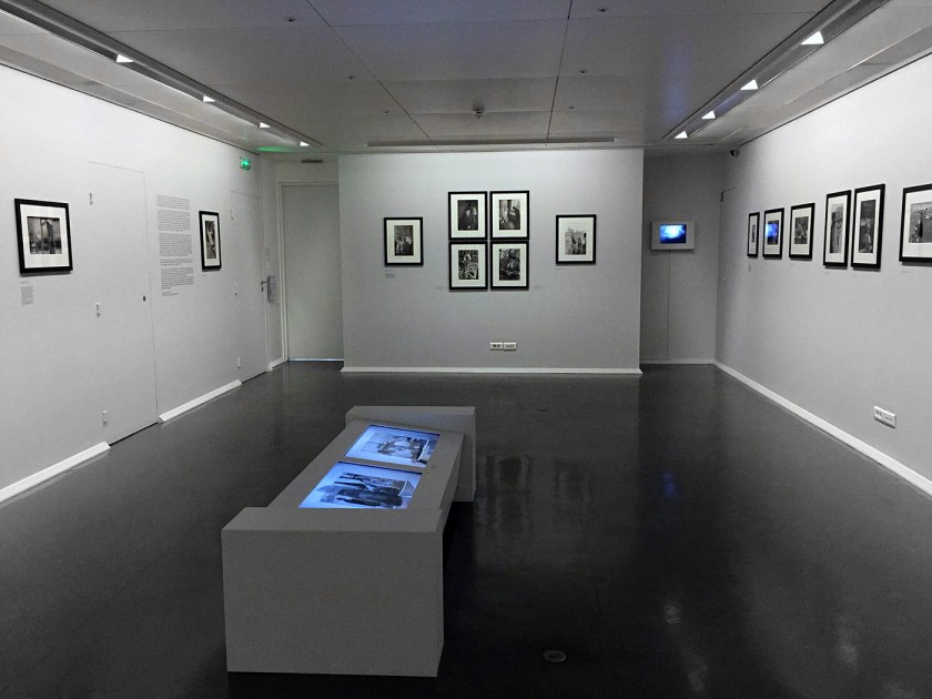 Installation views of the exhibition 'Images à la Sauvette' at the Fondation Henri Cartier-Bresson, Paris