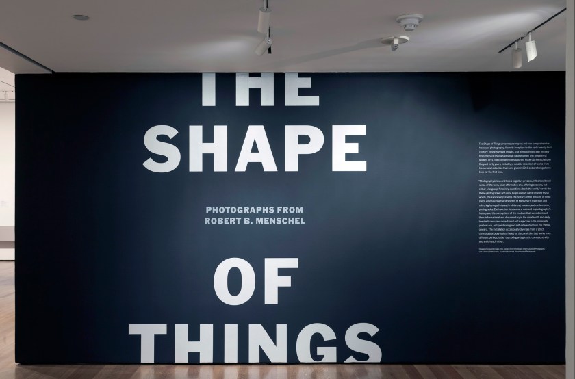 Installation view of 'The Shape of Things: Photographs from Robert B. Menschel' at The Museum of Modern Art, New York, October 29, 2016 - May 7, 2017