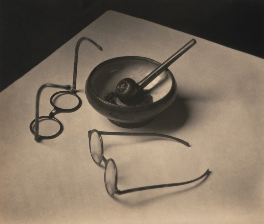 André Kertész. 'Mondrian's Glasses and Pipe' 1926