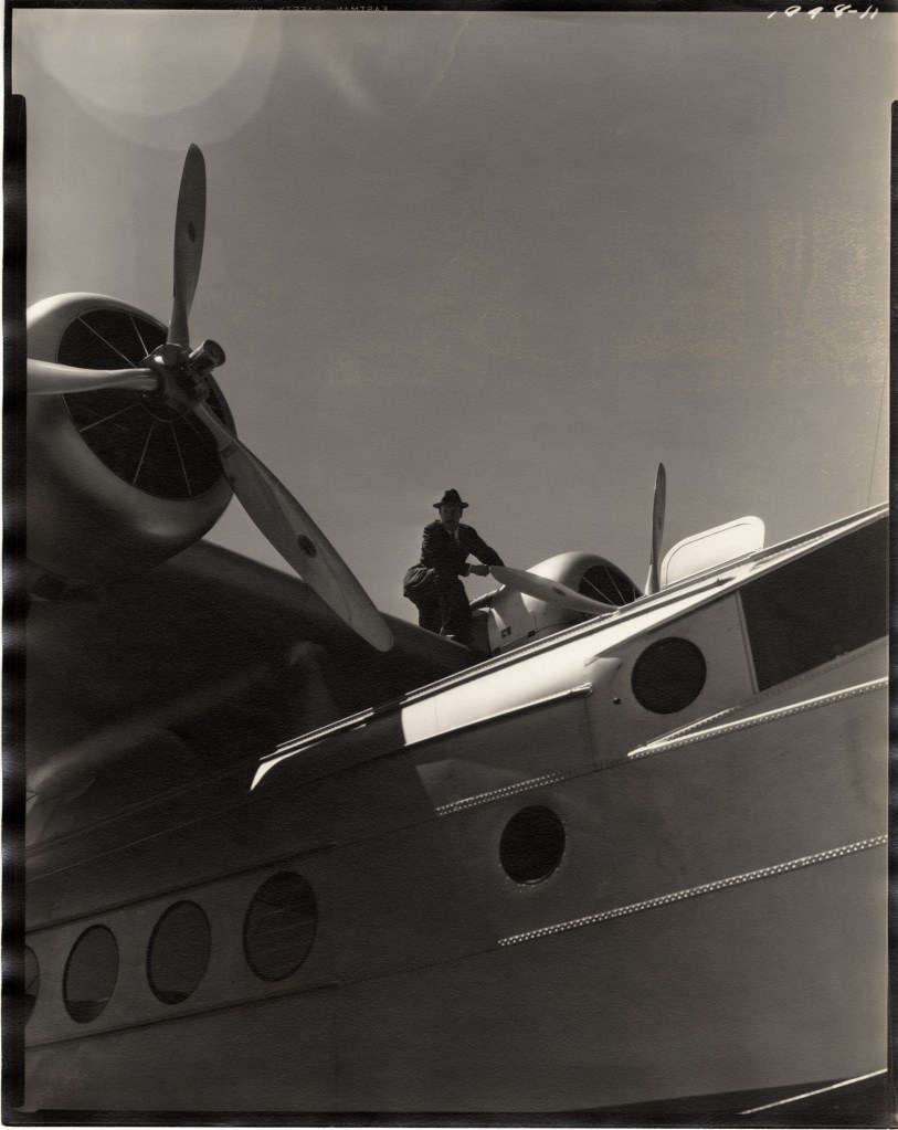 Lusha Nelson (Latvian-American, 1907-1938) 'Igor Sikorsky at Newark Airport' 1935