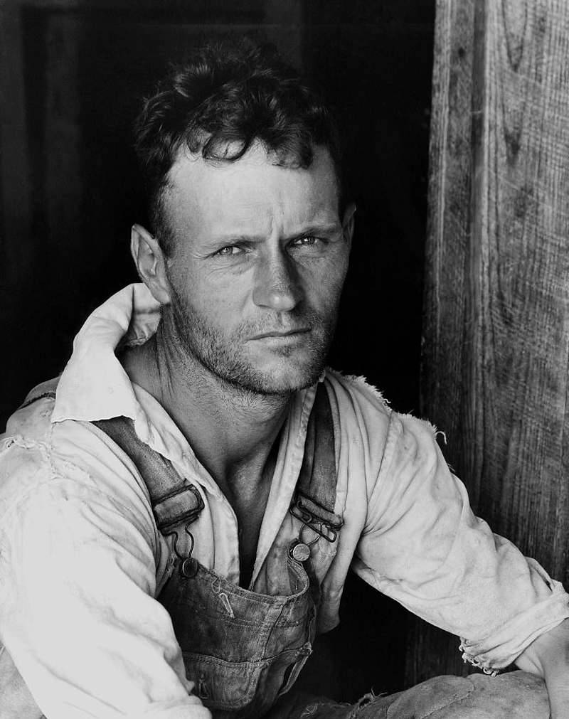 Walker Evans (American, 1903-1975) 'Floyde Burroughs, a cotton sharecropper, Hale County, Alabama' 1936