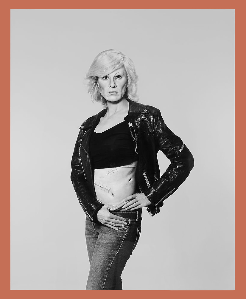 Gillian Wearing (English, b. 1963) 'Me as Warhol in Drag with Scar' 2010