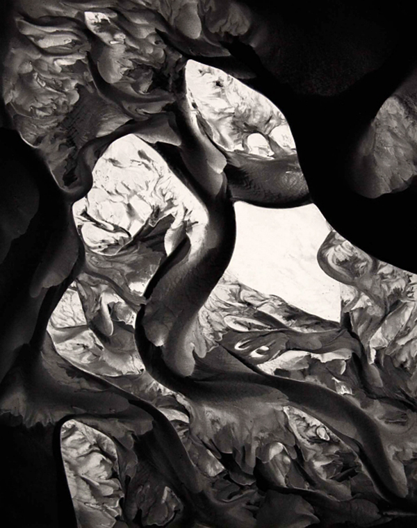 William A. Garnett (American, 1916-2006) 'Sand Bars, Colorado River, Near Needles, California' 1954 from the exhibition Exhibition: 'The Unsettled Lens' at the Oklahoma City Museum of Art, Feb - May, 2017