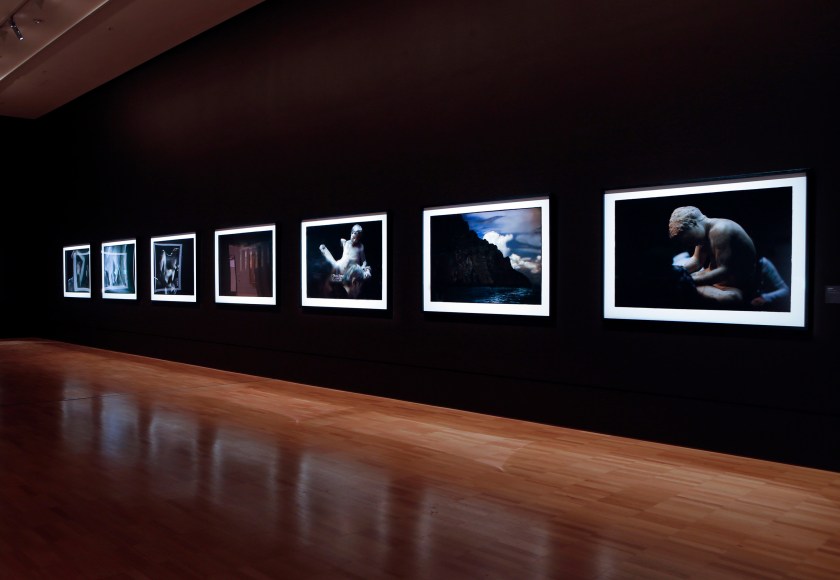 Installation view of the exhibition 'Bill Henson' at the National Gallery of Victoria. Presented as part of the NGV Festival of Photography