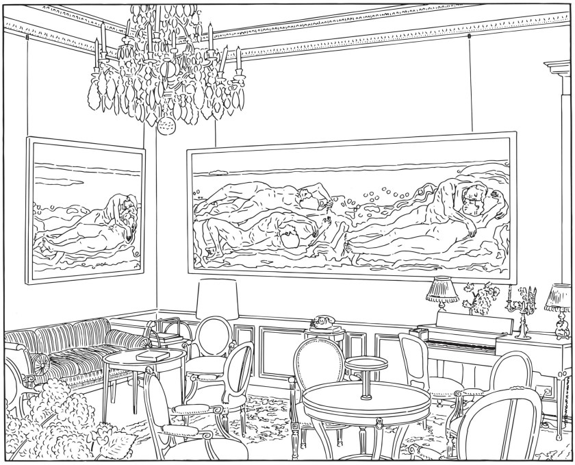 Louise Lawler. 'Salon Hodler (traced)' 1992/1993/2013