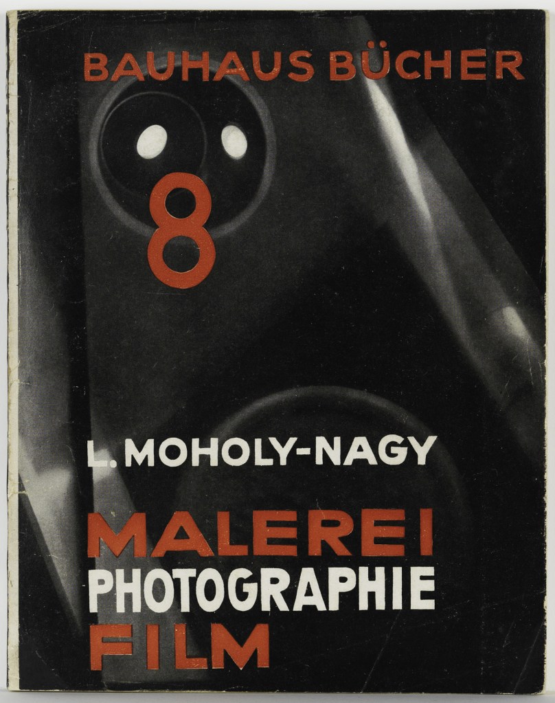 László Moholy-Nagy (Hungarian, 1895-1946) 'Cover and design for Malerei Photographie Film (Painting Photography Film)' 1925 László Moholy-Nagy (Hungarian, 1895-1946) 'Cover and design for Malerei Photographie Film (Painting Photography Film)' 1925