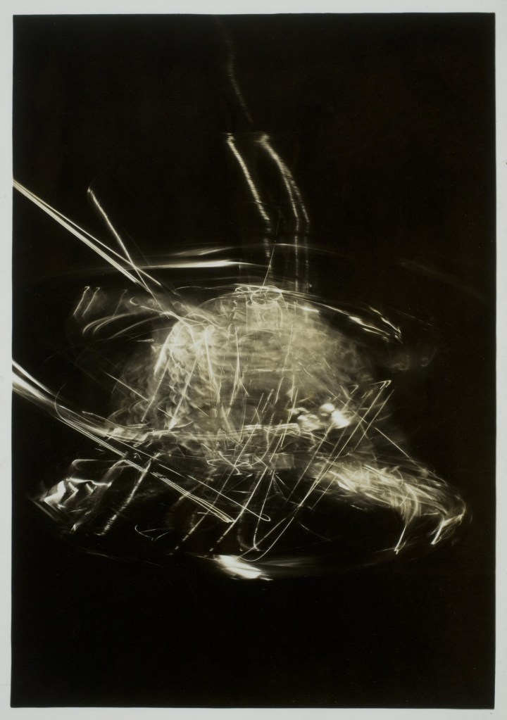 László Moholy-Nagy (Hungarian, 1895-1946) 'Photograph (Light Modulator in Motion)' 1943 László Moholy-Nagy (Hungarian, 1895-1946) 'Photograph (Light Modulator in Motion)' 1943