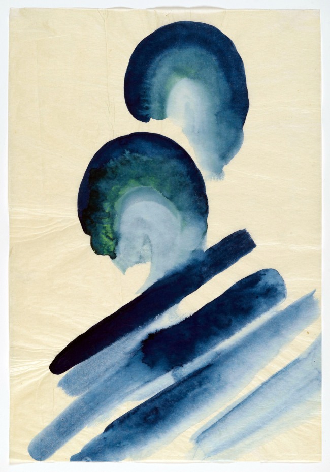 Georgia O'Keeffe (American, 1887-1986) 'Blue #2' 1916