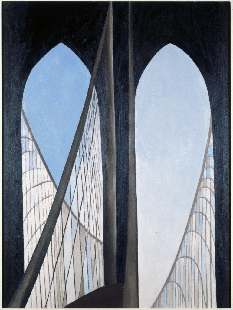 Georgia O'Keeffe (American, 1887-1986) 'Brooklyn Bridge' 1949