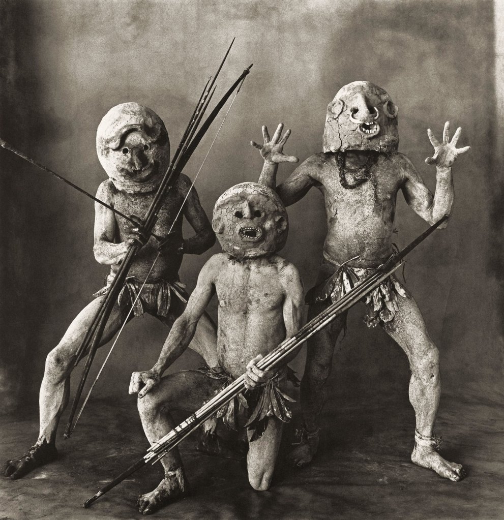 Irving Penn (American, Plainfield, New Jersey 1917-2009 New York) 'Three Asaro Mud Men, New Guinea, 1970' 1970, printed 1976