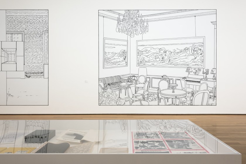 Installation view of 'Louise Lawler: WHY PICTURES NOW' at The Museum of Modern Art