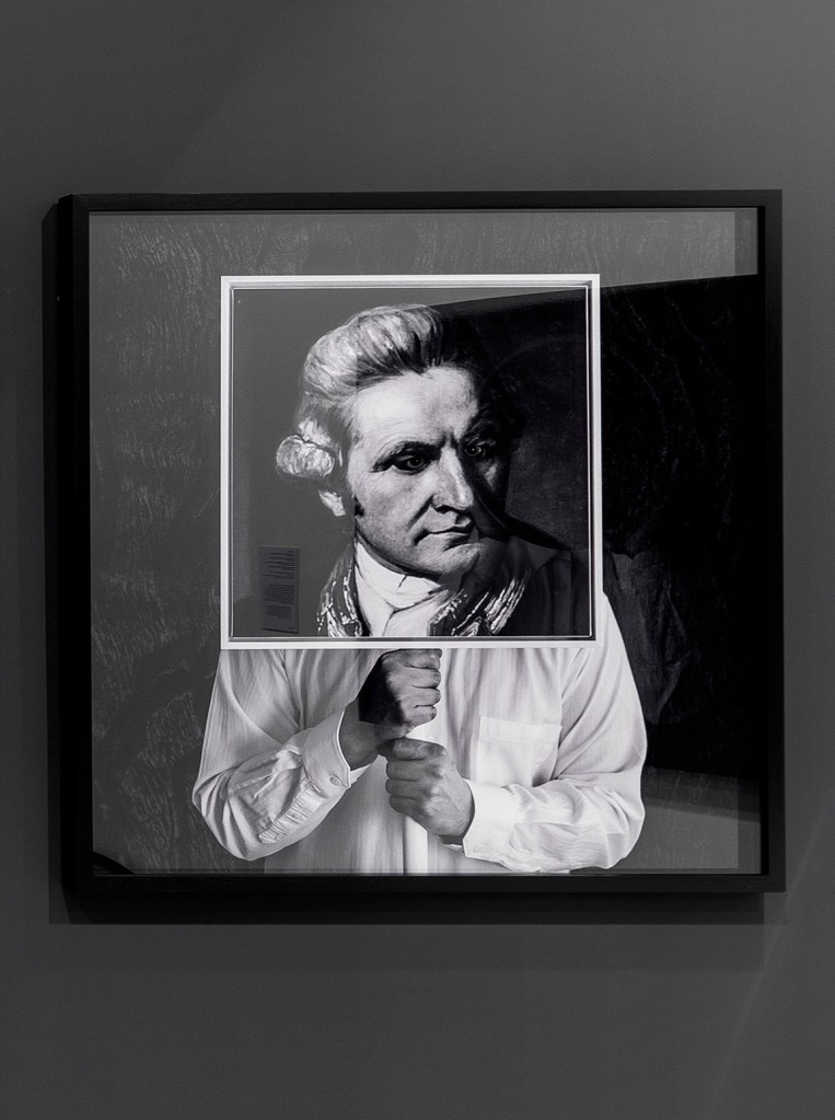 Installation view of Christian Thompson's 'Museum of Others (Othering the Explorer, James Cook)' 2016