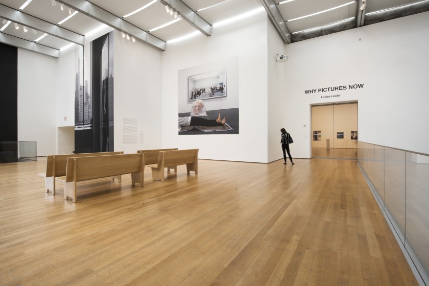Installation view of 'Louise Lawler: WHY PICTURES NOW' at The Museum of Modern Art