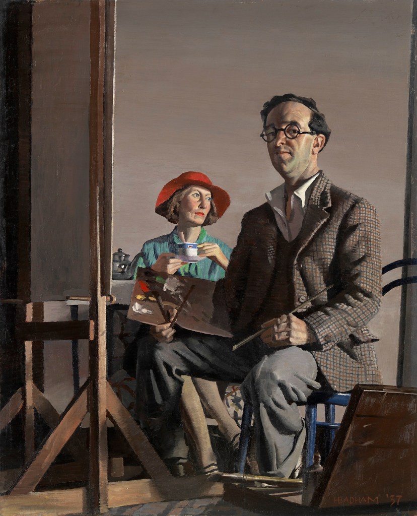 Herbert Badham (Australian, 1899-1961) 'Paint and morning tea' 1937