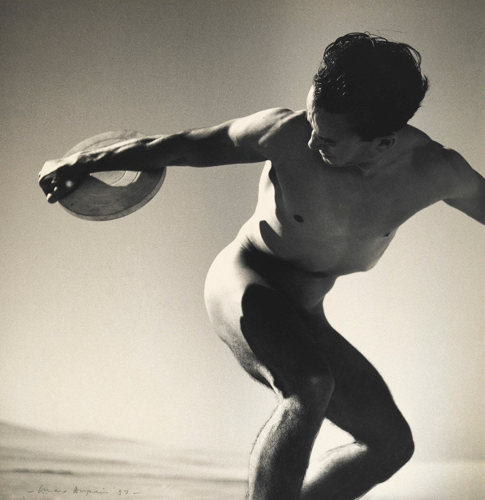 Max Dupain (Australia 1911-92) 'Discus thrower' 1937, printed (c. 1939)