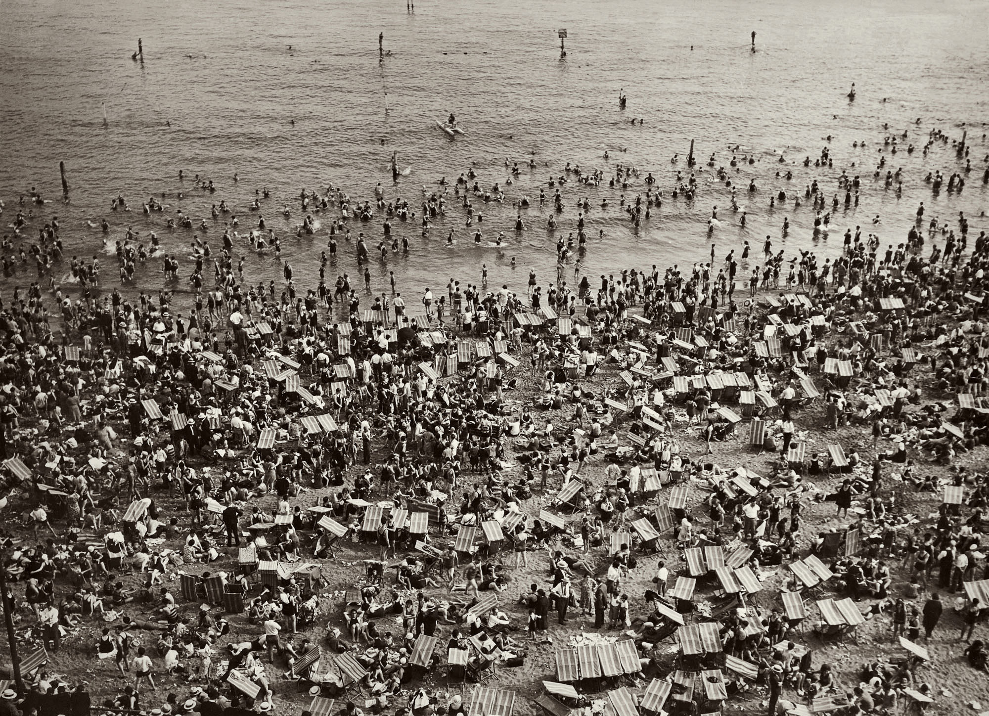 Walker Evans (American, 1903-1975) 'Coney Island Beach' c. 1929