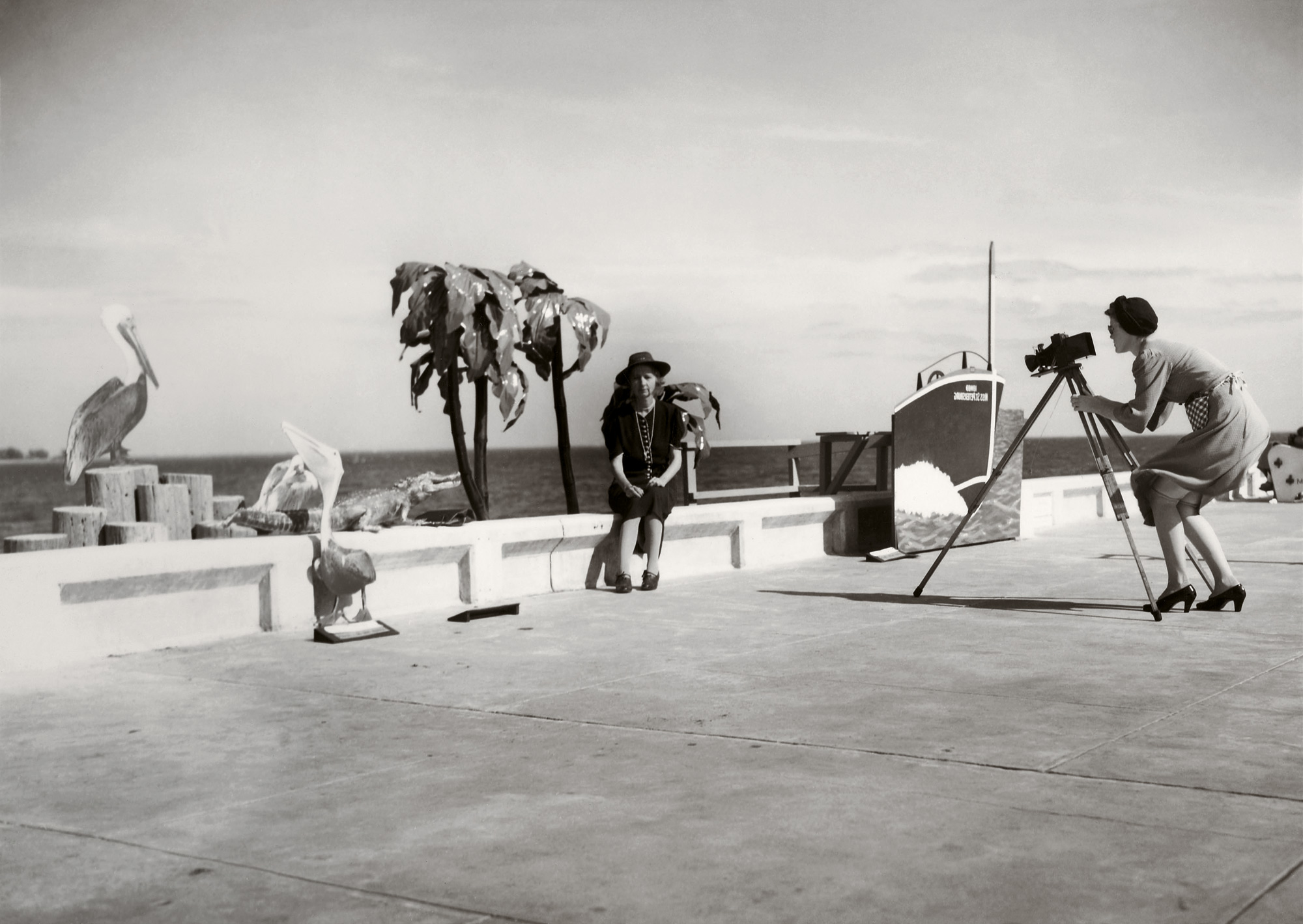 Walker Evans (American, 1903-1975) 'Resort Photographer at Work' 1941