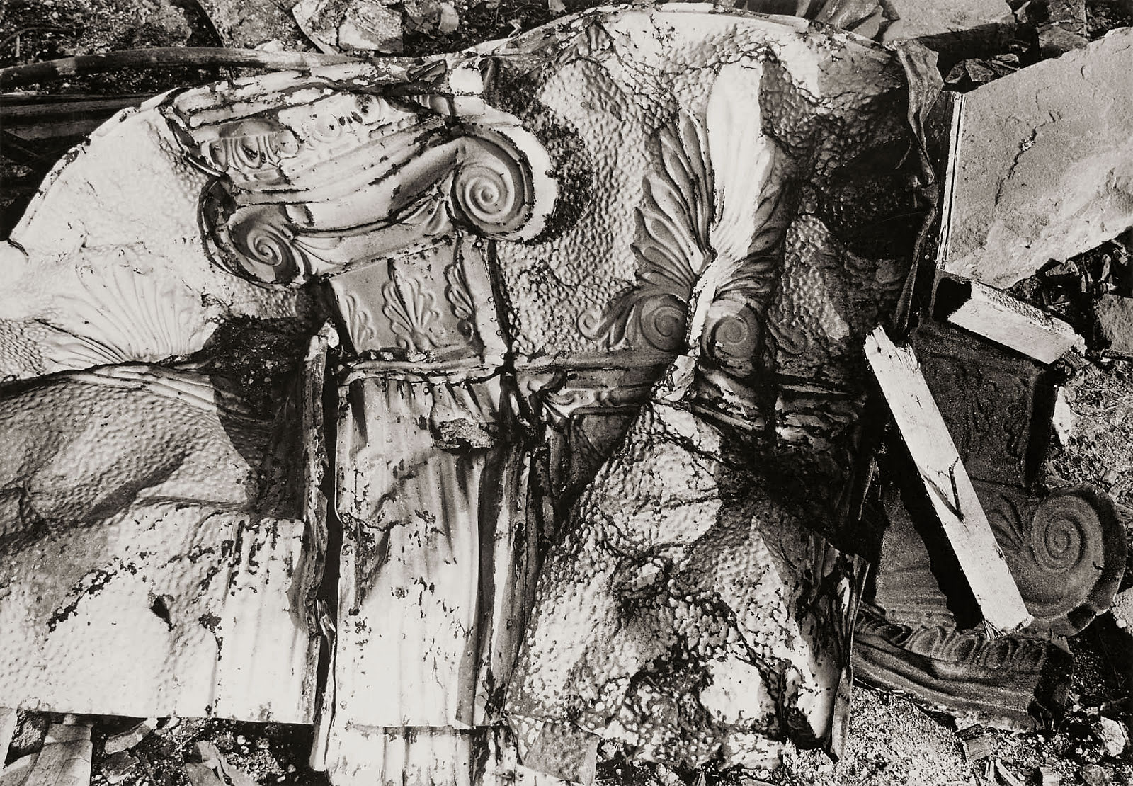 Walker Evans (American, 1903-1975) 'Stamped Tin Relic' 1929