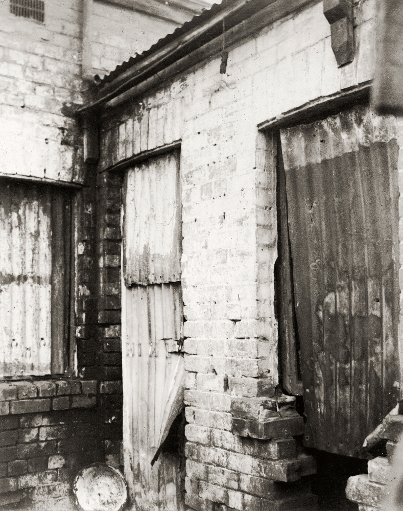 F. Oswald Barnett (Australian, 1883-1972) 'Fitzroy. Rear view of house'