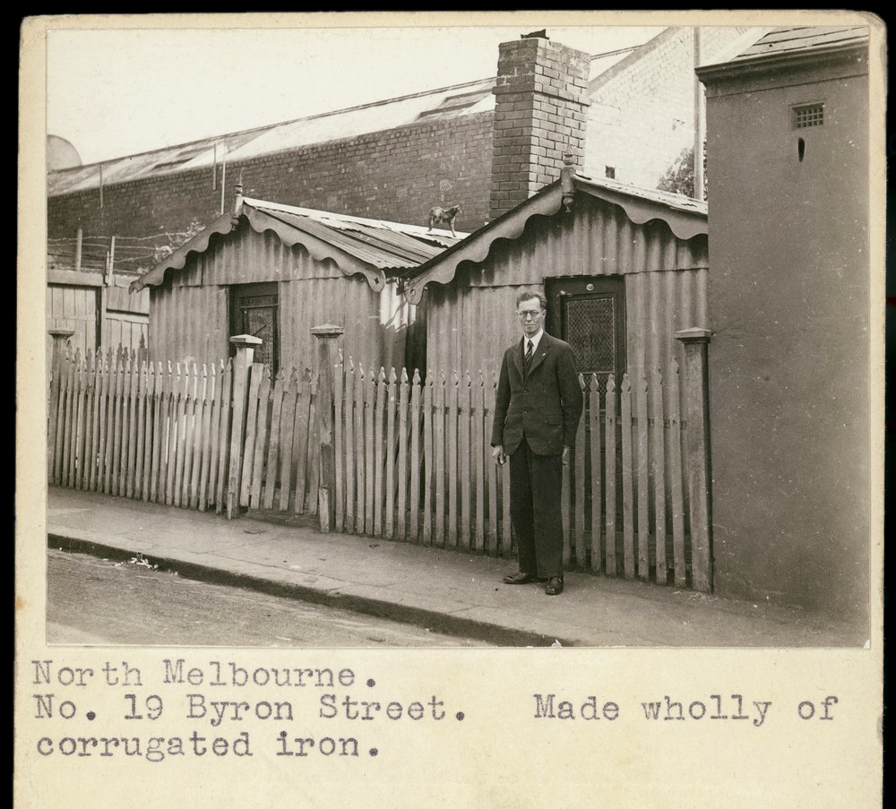 F. Oswald Barnett (Australian, 1883-1972) 'North Melbourne. No. 19 Byron Street'