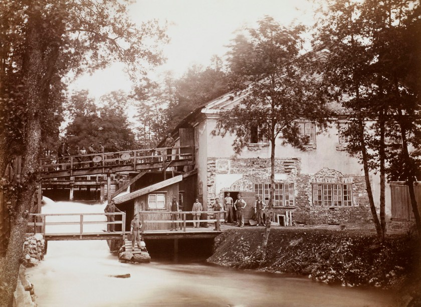 Carl Jacob Malmberg. 'The copper quay and the polishing works at Fiskars bruk, Finland' 1872