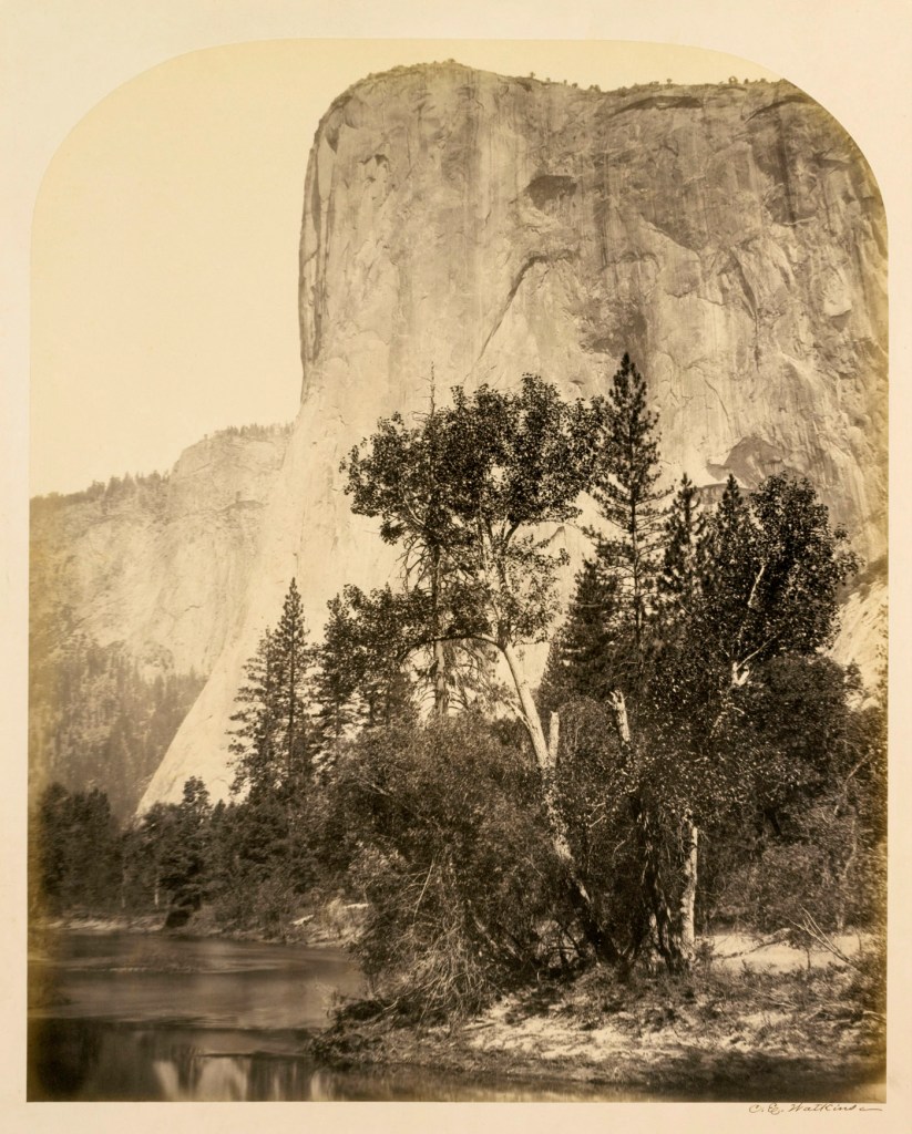 Carleton E. Watkins (American, 1829-1916) 'Tutueamela, El Capitan, 3000ft, Yosemite' 1861 Carleton E. Watkins (American, 1829-1916) 'Tutueamela, El Capitan, 3000ft, Yosemite' 1861
