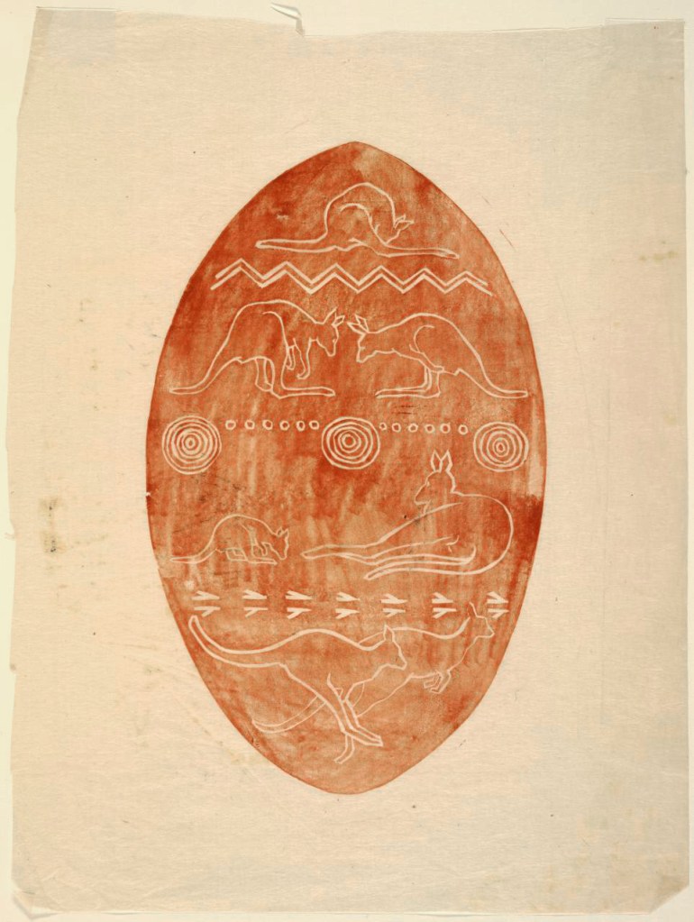 Frances Derham (Australian, 1894-1987, New Zealand and Ireland 1902-1908) 'Kangaroo (at the zoo)' c. 1931