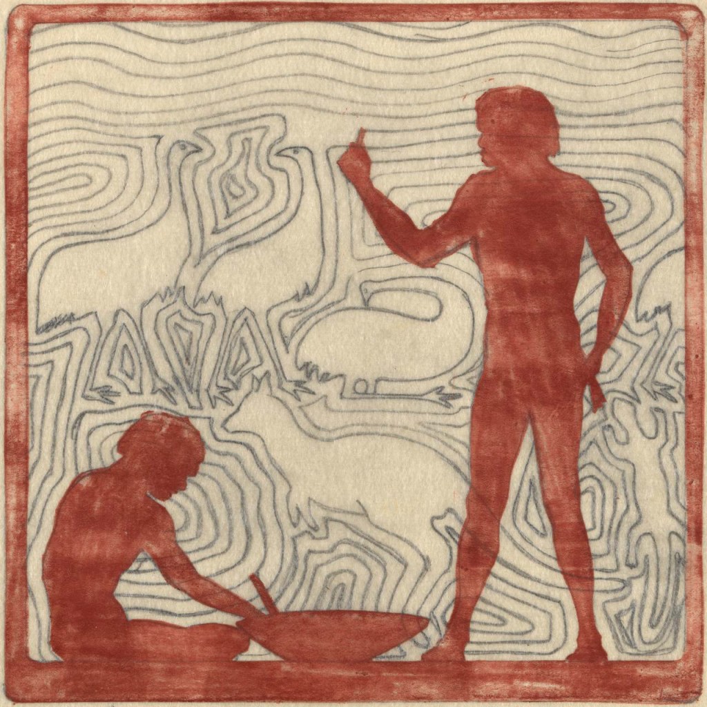 Frances Derham (Australian, 1894-1987, New Zealand and Ireland 1902-1908) 'The Aboriginal artist' 1931