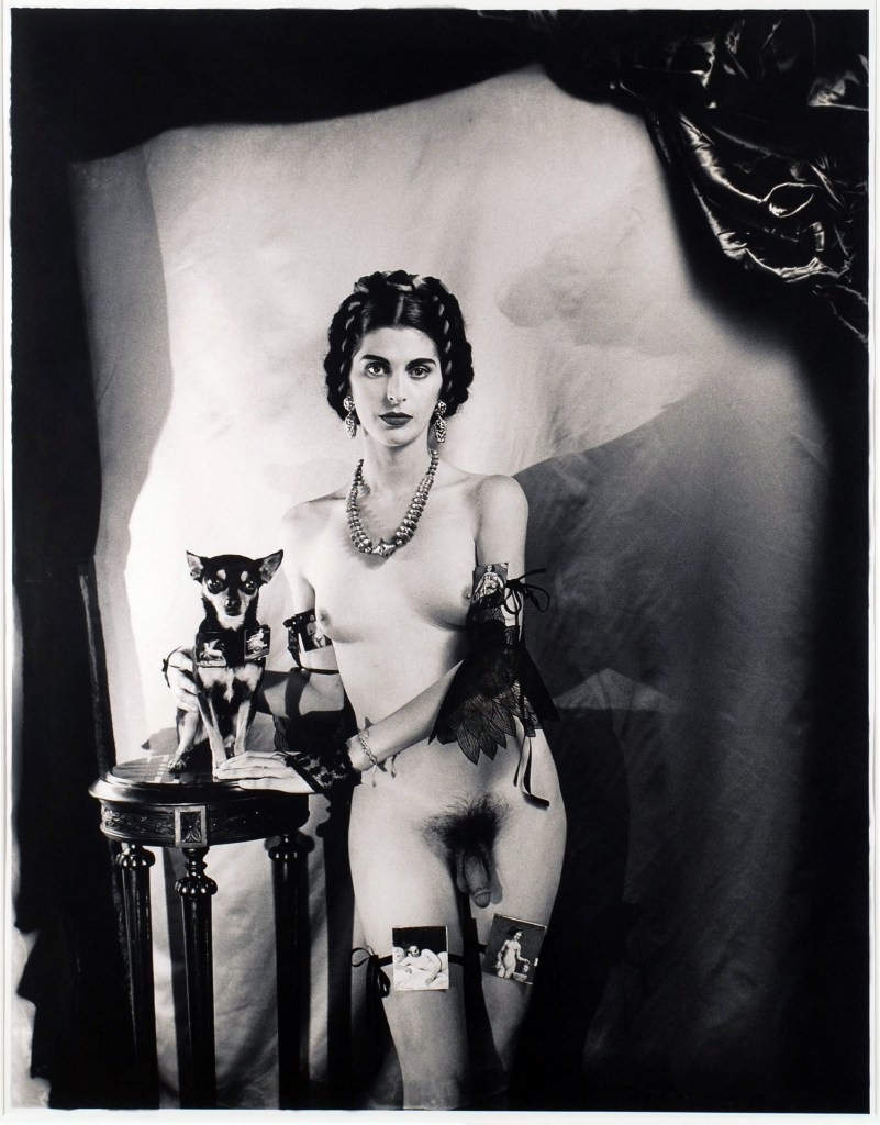 Joel-Peter Witkin (American, b. 1939) 'Man With Dog, Mexico' 1990