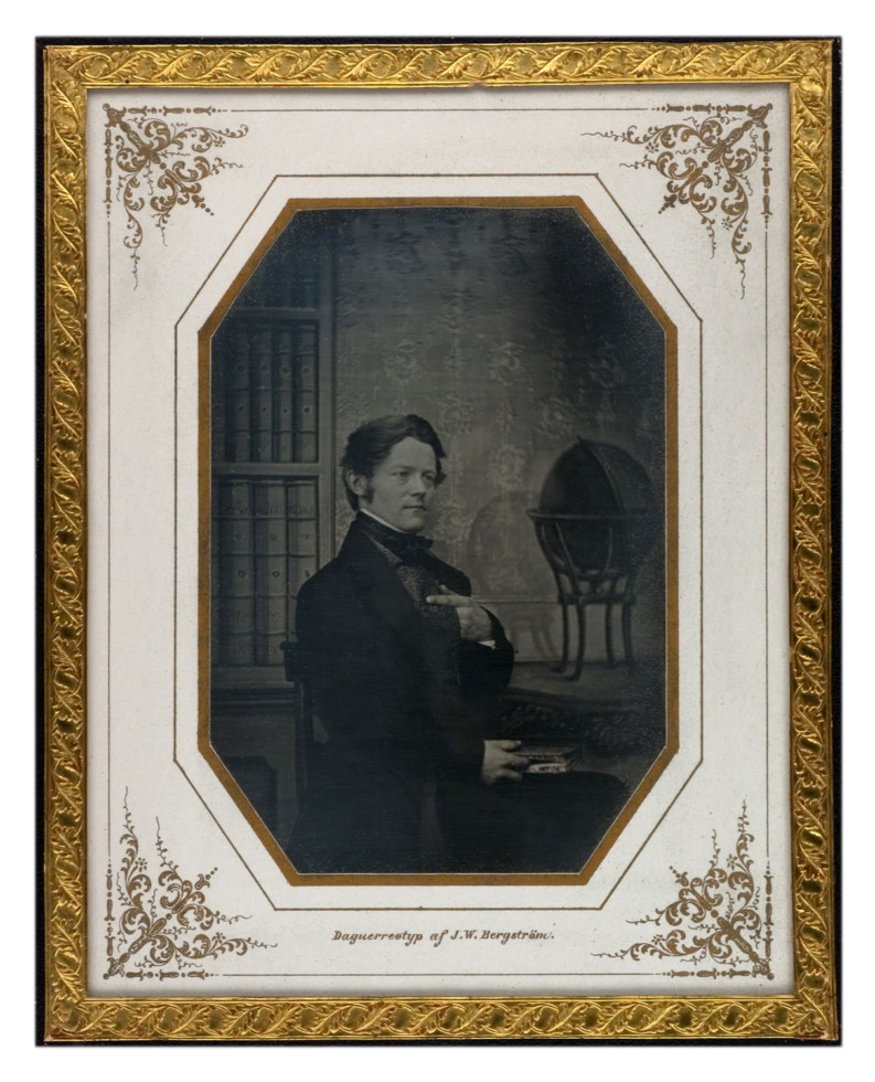 Johan Wilhelm Bergström (Swedish, 1812-1881) 'Self-Portrait' c 1850 Johan Wilhelm Bergström (Swedish, 1812-1881) 'Self-Portrait' c 1850