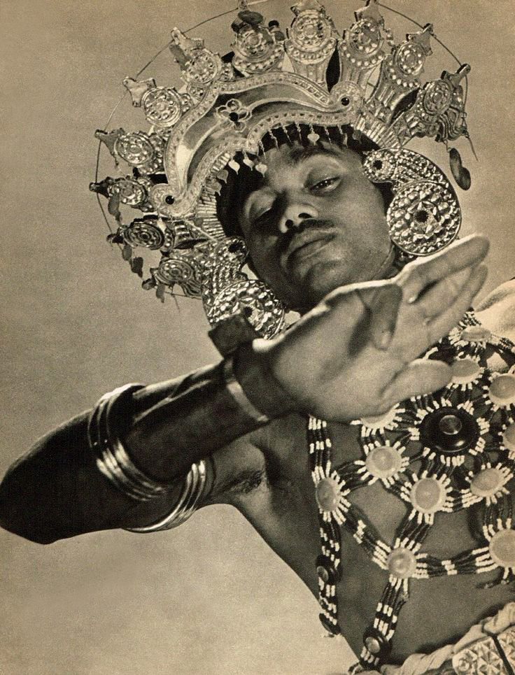 Lionel Wendt (Sri Lankan, 1900-1944) 'Gunaya Yakdessa Costume' Nd