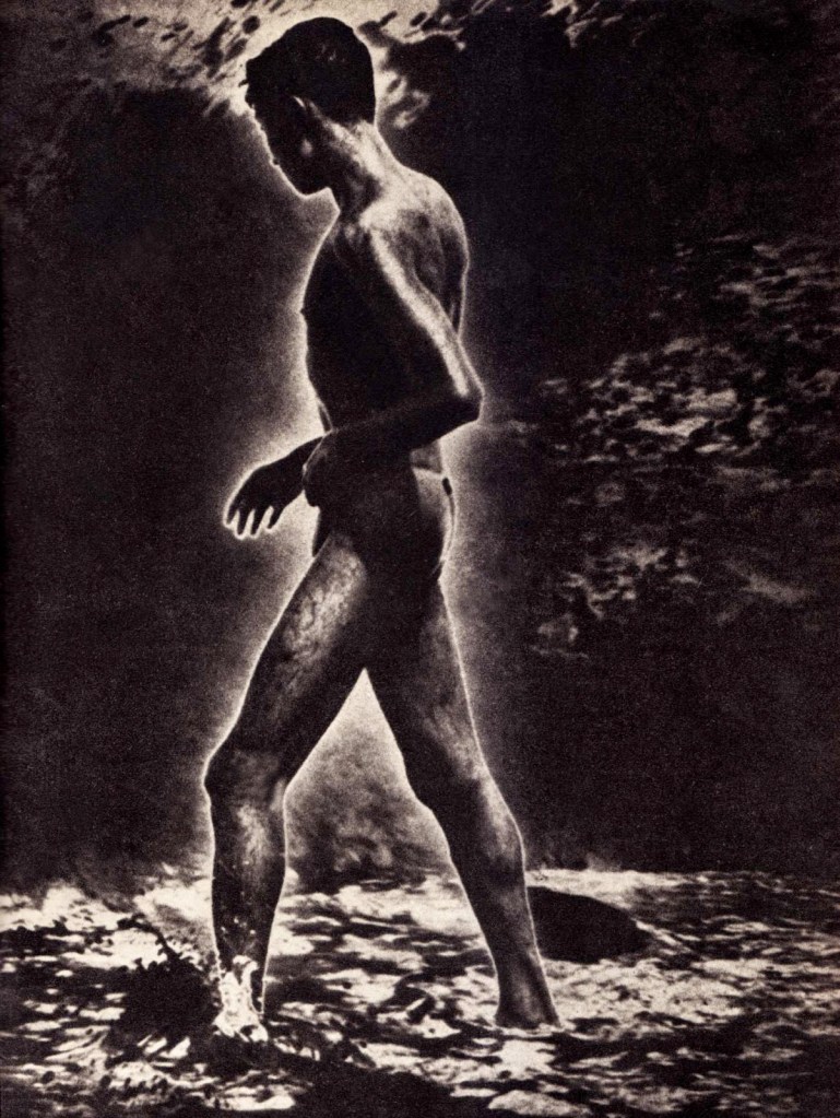 Lionel Wendt (Sri Lankan, 1900-1944) 'Untitled (Solarised man in ocean)' Nd