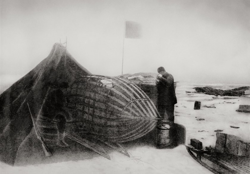 Nils Strindberg. 'Camp on White Island' 1897/1930