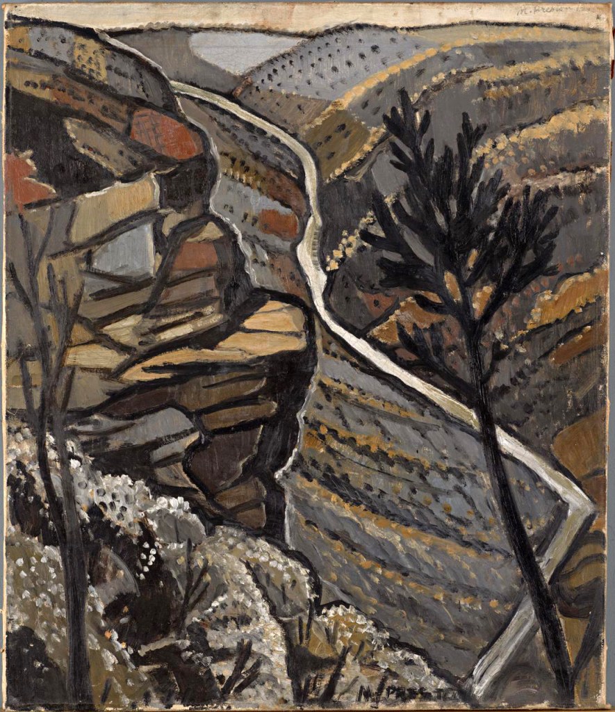 Margaret Preston (Australian, 1875-1963, Germany and France 1904-1907, France, England and Ireland 1912-1919) 'Shoalhaven Gorge, New South Wales' 1940-1941
