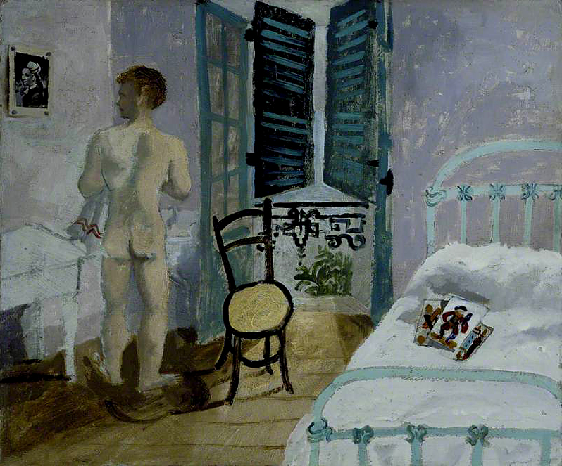 Christopher Wood (1901-1930) 'Nude Boy in a Bedroom' 1930
