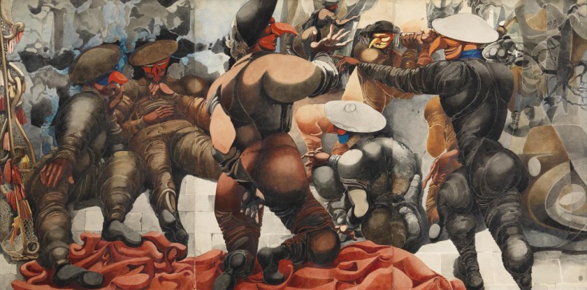 Edward Burra. 'Soldiers at Rye' 1941