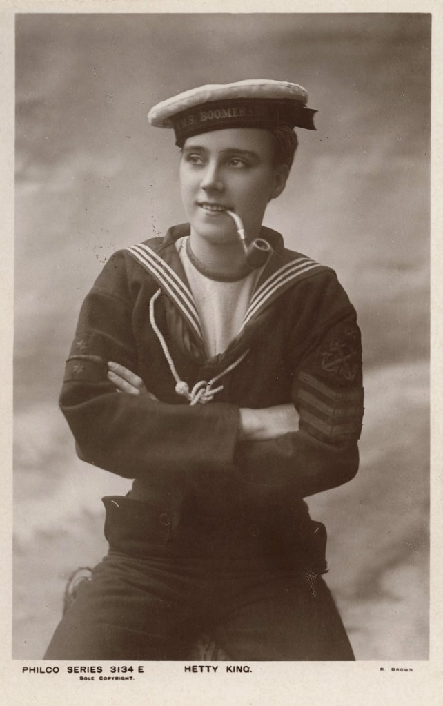 Unknown photographer, published by The Philco Publishing Company. 'Hetty King (Winifred Ems)' 1910s