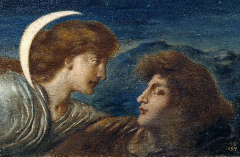 Simeon Solomon (1840-1905) 'The Moon and Sleep' 1894