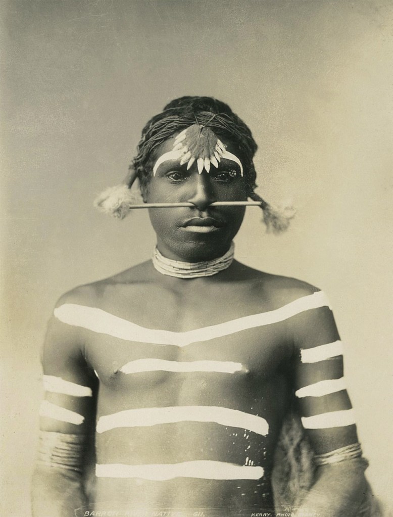 Charles Kerry (Australian, 1857-1928) 'Aboriginal Chief' c. 1901-1907
