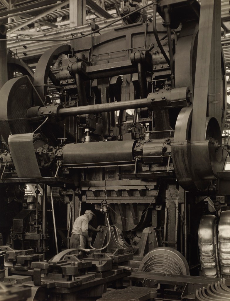 Charles Sheeler (American, 1883-1965) 'Ford Plant - Stamping Press' Negative date: 1927
