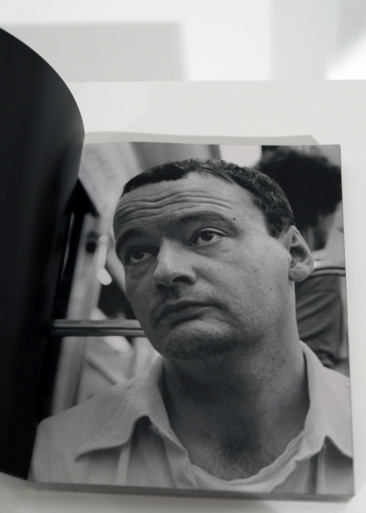 Installation view of the exhibition 'An Unorthodox Flow of Images' at the Centre for Contemporary Photography (CCP), Melbourne, September - November 2017 showing (85) pages from Luc Delahaye's book 'L'Autre' 1999